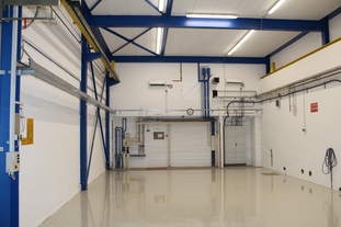 Renovated space for the new clean room